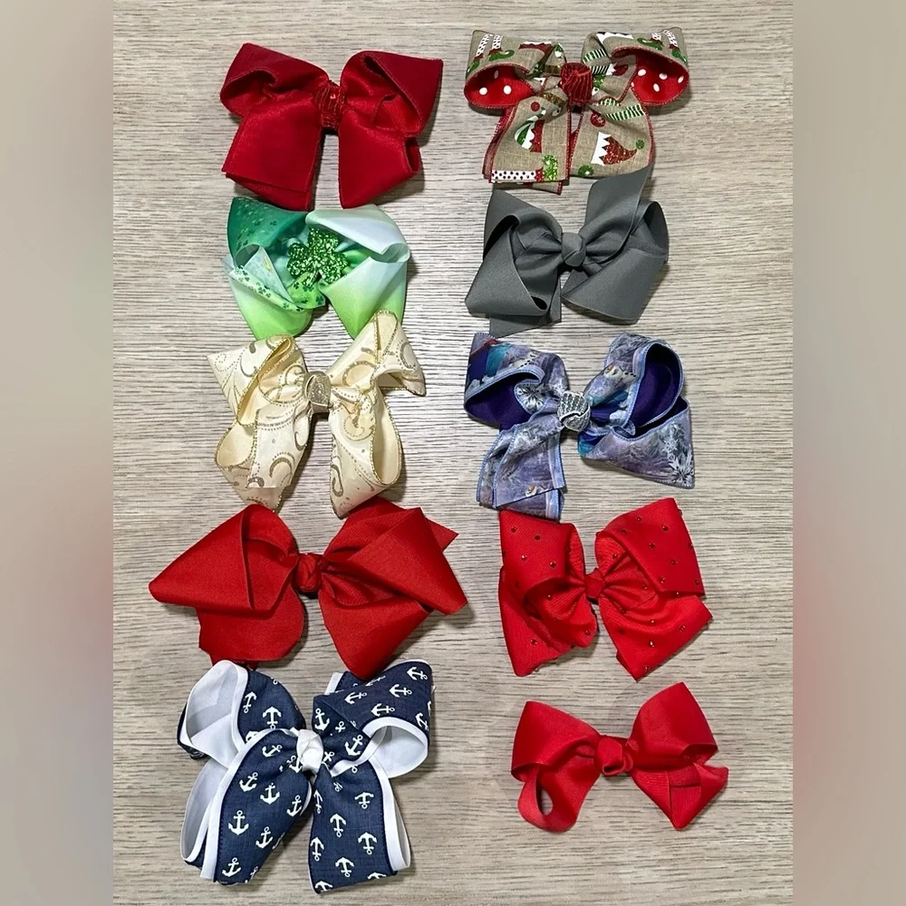 Gold Leopard Print Hair Bow w/ Purple Center-bundle 2 or more & save on shipping